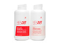button to the hercut shampoo and conditioner