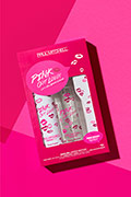 button to paul mitchell pink out loud packaging