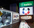 button to the belkin ces 2017 trade show booth