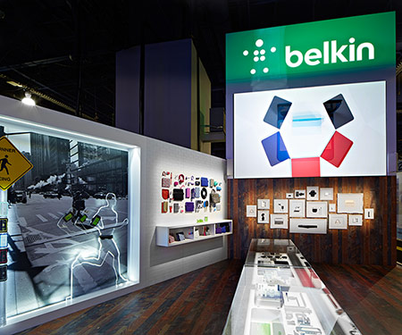 belkin ces 2017 trade show booth